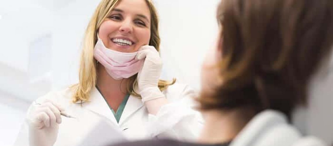 smiling dentist